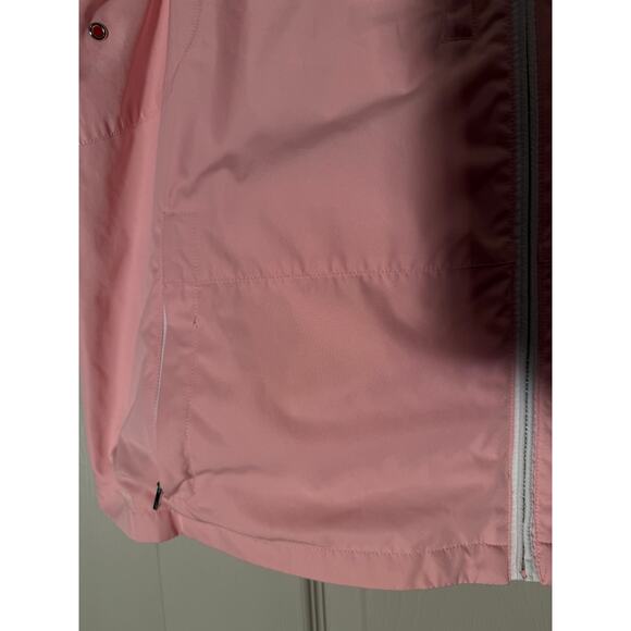 Lauren Ralph Lauren Pink Collared Vest Jacket Embroidered Crest Logo Size XL - Picture 8 of 11